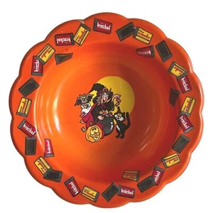 Hershey’s Ciotola Halloween Vintage Plastica Strega Pipistrello Gatto Zucca - Foto 1 di 5