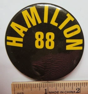 Hamilton 1988 vtg Pinback Button Pin - Picture 1 of 3