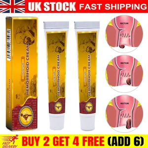 Haemorrhoids Hemorrhoids Hemorrhoid Piles Anal Fissure Prolapse Cream Gel 20g - Picture 1 of 8