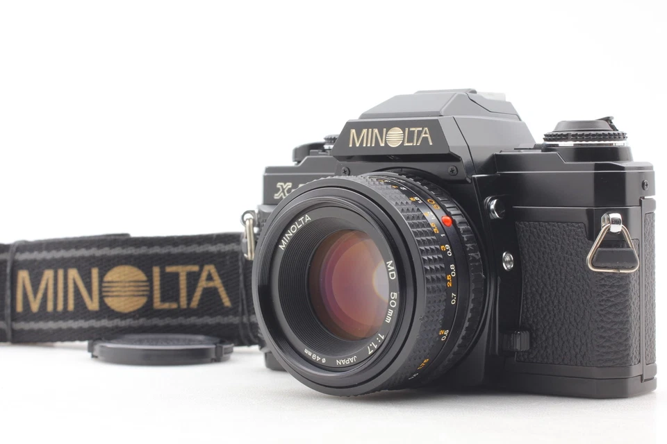 [COMO NUEVO con correa] Lente Minolta X-500 35 mm SLR cámara fotográfica MD 50 mm f/1,7 de JAPÓN Foto 1 de 4