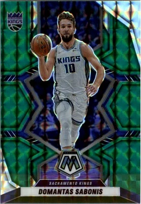 2021-22 Panini Mosaic Mosaic Green #42 Domantas Sabonis - BSK - Image 1 of 2