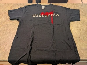 Camiseta Promocional Película DISTURBIA Negra De Colección RARA 100% Algodón L ~ NUEVA - Imagen 1 de 8