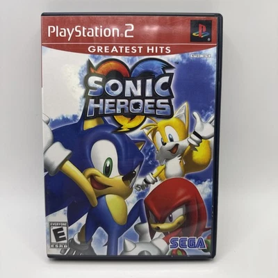 Sonic Heroes Sony PlayStation 2 PS2 Game Greatest Hits CIB Complete Tested Works - Image 1 of 4