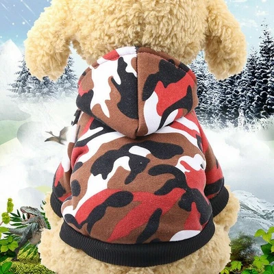 2020 Soft Winter Dog Clothes Fleece Dog Jumpsuit Small Puppy Coat Pet Outfits - Image 1 of 4