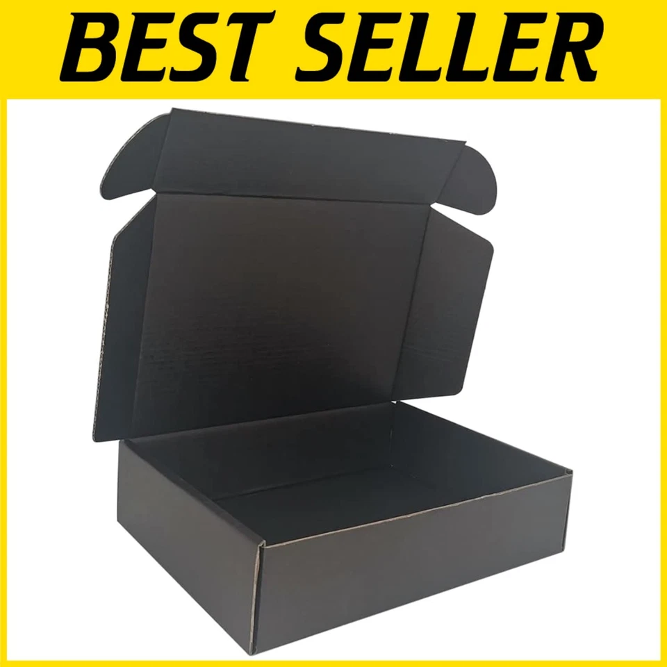 Small Shipping Boxes, 50 Pack, Black, 9x6x2" - Image 1 of 4