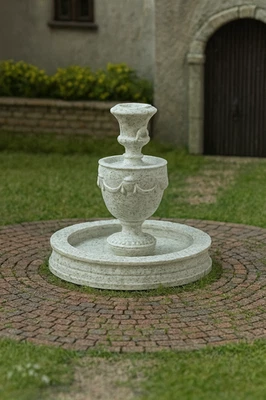 O Scale Venetian Fountain – Large 3D Printed Marble Accessory for Model Railroad - Image 1 of 4