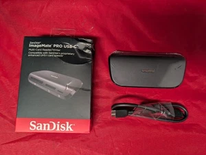 SanDisk ImageMate PRO USB-C Multi Reader Writer SDDR-A631-GNGNN Micro SD-UK - Afbeelding 1 van 2