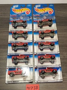 Lot of 10 Hot Wheels 1998 Bywayman Red Truck SB #876 19579 1:64 NIP - Picture 1 of 11