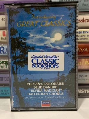 London Introducing Great Classics Classic Bookshops Cassette Tape Classical 1982 - Image 1 of 2