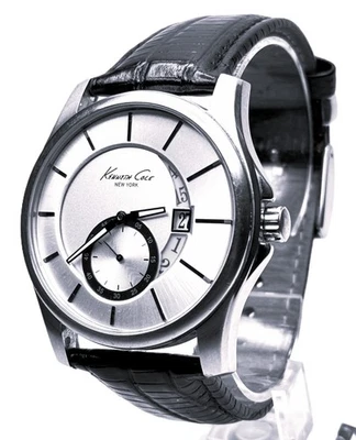RELOJ HOMBRE KENNETH COLE NY Wall Street Collection KC1599 FECHA CORREA CUERO 5ATM Foto 1 de 4