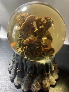 Boyd's Bear's Bearstone Collection Schneekugel mit Musik "Tea For Two" ohne Box funktioniert - Bild 1 von 6