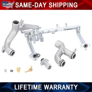 Upgraded Aluminum Coolant System Water Pipe Kit For Jaguar Land Rover 3.0L V6 - Picture 1 of 15