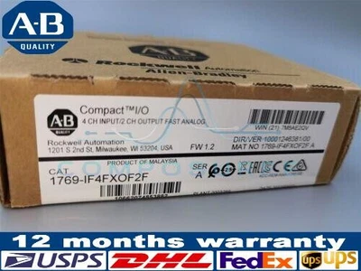 New Factory Sealed AB 1769-IF4FXOF2F Ser A CompactLogix I/O Module 1769IF4FXOF2 - Image 1 of 3