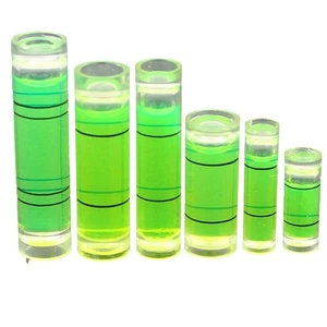 Cylindrical Spirit Level Bubble Vial - Various Sizes (3 Pack) - Picture 1 of 3