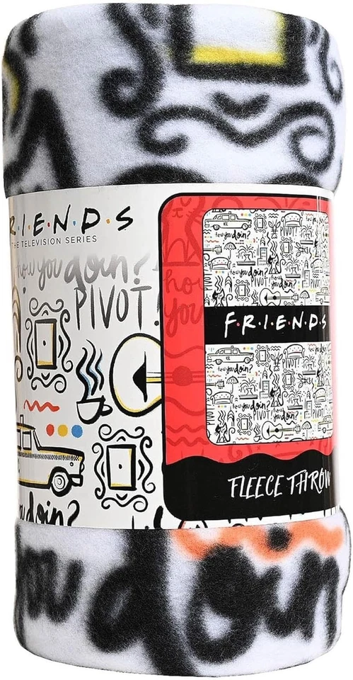 Manta polar Friends TV Show suave acogedora felpa diseño de Nueva York 45x60 pulgadas Foto 1 de 4