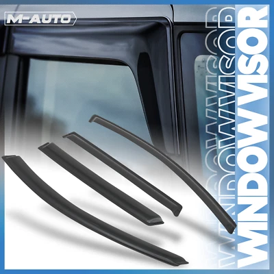 Fita de fumaça viseira janela sombra ventilação defletor de chuva protetor para 07-15 Mazda CX-9 - Imagem 1 de 4