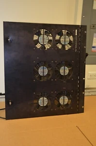 Rack Mount Exhaust Cooling Fan Amplifier Amp Rack Panel AV EQUIPMENT 12RU 12 RU - Picture 1 of 7