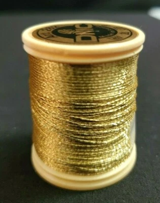 DMC Metallic Light Gold Embroidery Thread 43.7yd  Add Sparkle to Your Embroidery - Image 1 of 4