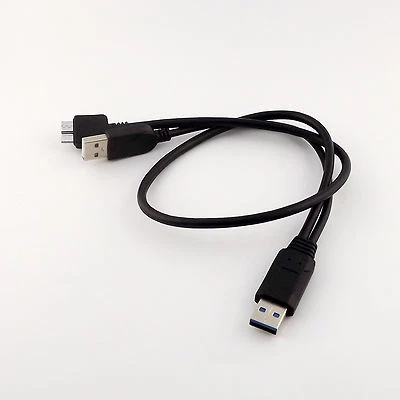 USB 3.0 A Male to Micro USB 3.0 Y Cable with Extra USB Power for 2.5" Mobile HDD - Image 1 of 4