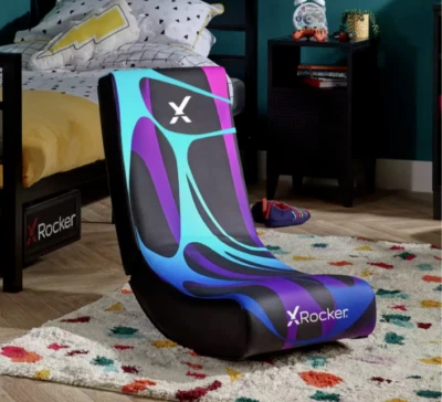 X ROCKER Official Galaxy PURPLE Video Rocker Kids Gaming Chair - Image 1 of 4