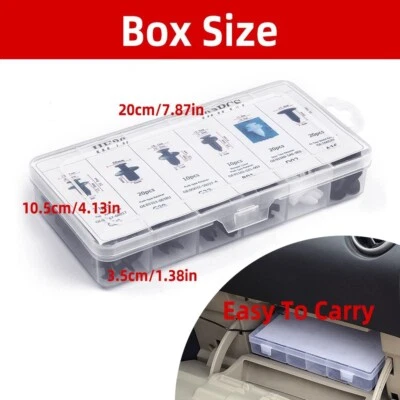 Accessories Clip Trim Car Push Pin Rivet Bumper Door Panel Retainer Fastener A++ - Image 1 of 4