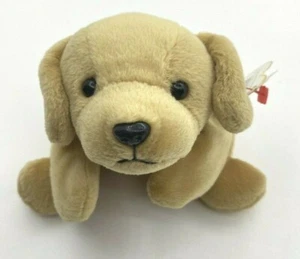 Ty "FETCH" DOG ~ RARE 1997/98 TY Retired Original Beanie Babies PE Pellets ~ EUC - Picture 1 of 12