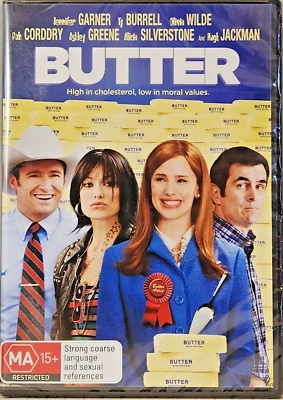 BUTTER - Hugh Jackman, Rob Corddry, Olivia Wilde, Jennifer Garner - NEW DVD - image 1 of 2