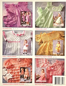 Little Miss Kleider: 6 Spitzenkleider, ausgefallene Handschuhe Mützen Gr. 2-4 Häkelanleitung - Bild 1 von 2