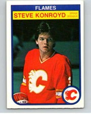 1982-83 O-Pee-Chee #48 Steve Konroyd  RC Rookie Calgary Flames V57425