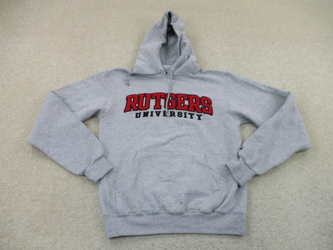 Rutgers Scarlet Knights Sweater Adult Small Gray Red Football Sweatshirt Men * Cover