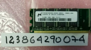 512MB DDR1 266 PC2100 DDR 266 184PIN NON-ECC CL2.5 SINGLE RANK 1RX8 64X8 - Picture 1 of 1