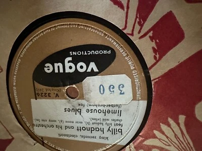 BILLY HADNOTT Junk Wagon limehouse blues 78 RPM VOGUE FRANCE V3226 Jazz - Image 1 of 2