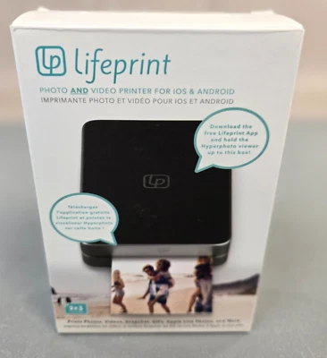 Lifeprint 2x3 Portable Photo and Video Printer for iPhone Android New Open Box - Image 1 of 4