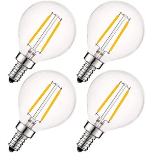 4x Luxrite LED G16.5 Globe Bulb 4W (40W Equivalent) Warm White 400lm E12 Base - Picture 1 of 7