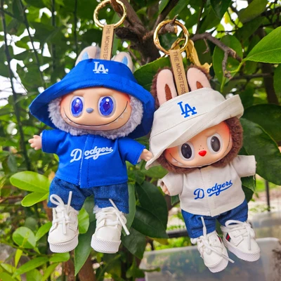DODGERS DOLL CLOTHES Labubu Dodgers Baseball Sport Outfit Clothes (Doll Not Included) Ohtani Freeman