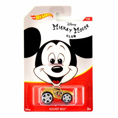 Hot Wheels Disney Mickey Mouse Club Rocket Box      -Bended Card - Image 1 of 4