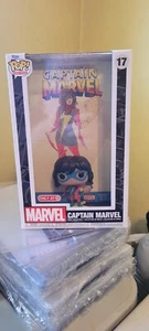 Funko Pop! Comic Book Cover Captain Marvel - Target Exclusive  - Picture 1 of 4