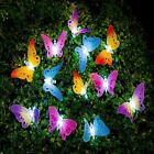 20 LED Solar Lichterkette Schmetterling Garten Party Auen Beleuchtung Lampe DE