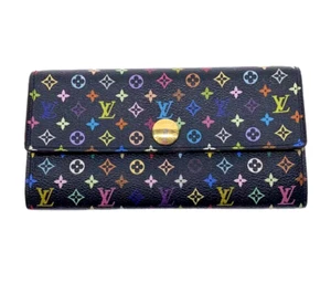 Louis Vuitton Multicolor Portefeuille Sarah M93533 Wallet LV F/S - Picture 1 of 8