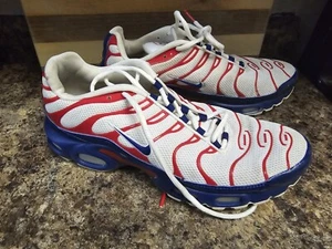 Nike Air Max Plus USA Nautical Version Red White And Blue Sneakers Men’s Size 8 - Picture 1 of 8