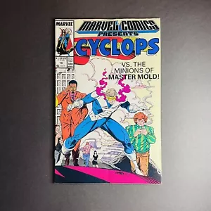 MARVEL COMICS PRESENTS #19 Cyclops 1st Damage Control 1989 8.5 VF+ Newsstand - Picture 1 of 10