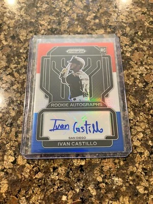 2022 Prizm #RA-IC Ivan Castillo RC Auto Red,White and Blue /50 - Image 1 of 2
