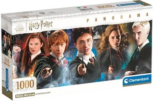 NEW Clementoni Panorama Jigsaw Puzzle 1000 Pieces 39874 Harry Potter - Foto 1 di 2
