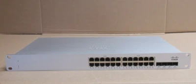 Cisco Meraki MS225-24P-HW 24x 1GE PoE+ 4x SFP+ Cloud Managed L2 Switch UNCLAIMED - Image 1 of 4