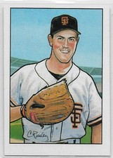1990 Bowman Sweepstakes #NNO(A) Will Clark SF Giants ONE Asterisk * Variation