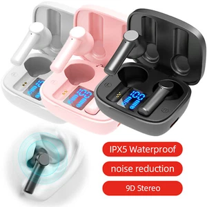 Słuchawki Bluetooth Ładowarka Słuchawki stereo Słuchawki douszne z mikrofonem stereo - Zdjęcie 1 z 26