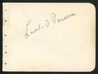 LOUELLA PARSONS (1881-1972) signed album page | Gossip Columnist - autograph
