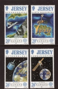 Conjunto de estampillas Jersey 1991 Space como nuevas MNH - Imagen 1 de 1
