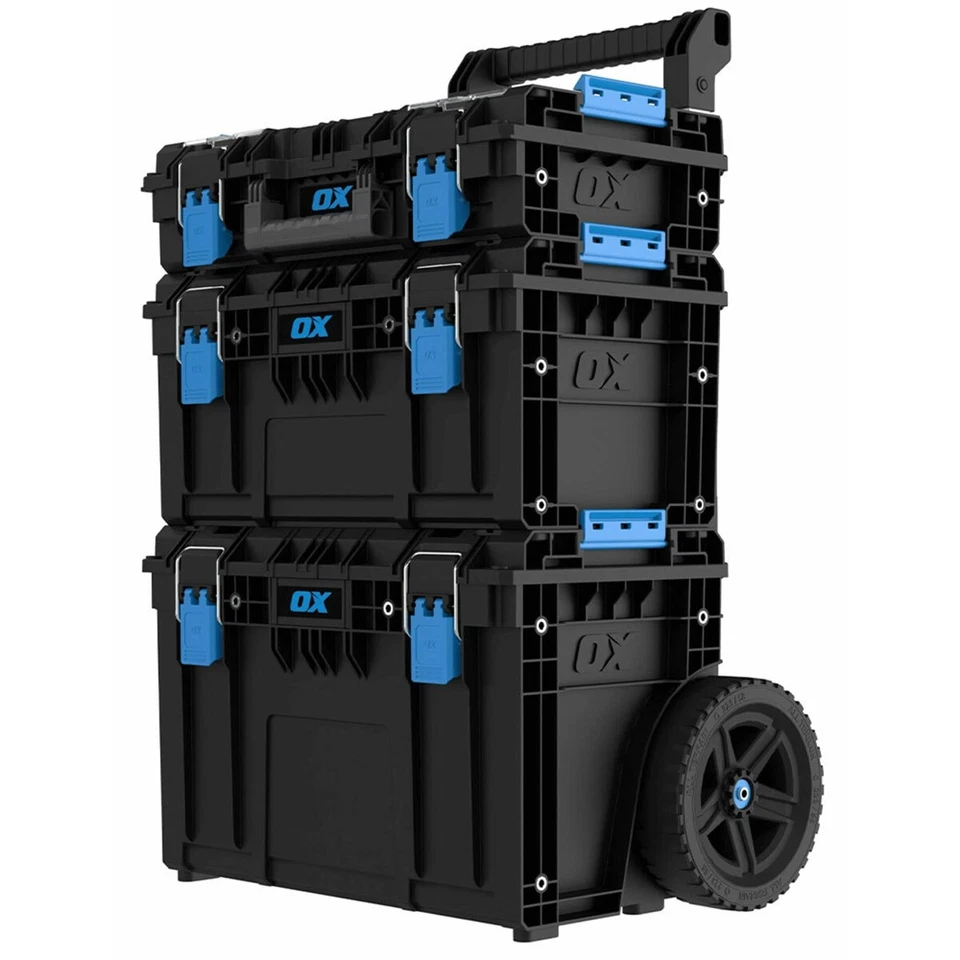OX Tooltrek Pro Modular Storage System 3 Piece Set 100kg Capacity - OX-P600703 - Image 1 of 4