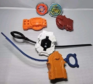 Beyblade Lot Launchers Metal Capricorn Ray Striker IR Spin Control READ - Picture 1 of 5